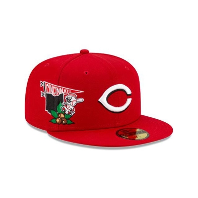 Sapca New Era Cincinnati Reds MLB City Patch 59FIFTY Fitted - Rosii